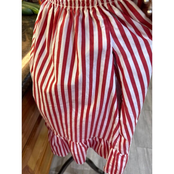 HILL HOUSE The Elizabeth Nap Dress in Cherry Stripe Size M NWOT - Picture 3 of 10